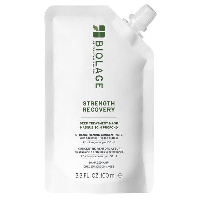 Biolage Strength Recovery deep treatment mask packaging on a white background