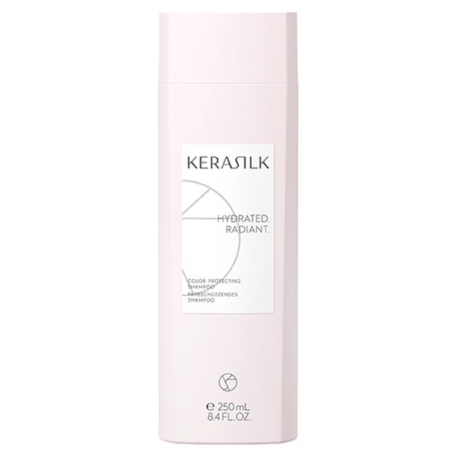 Kerasilk shampoo bottle on a white background