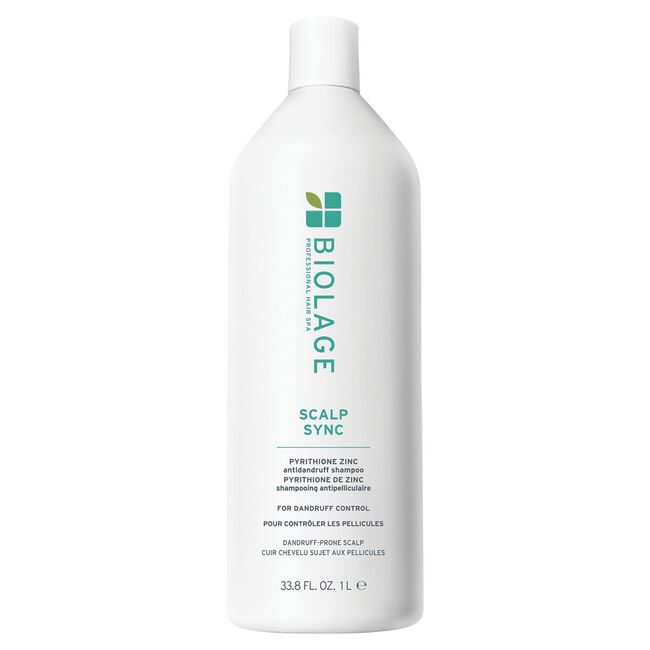 Biolage Scalp Sync shampoo bottle on a white background