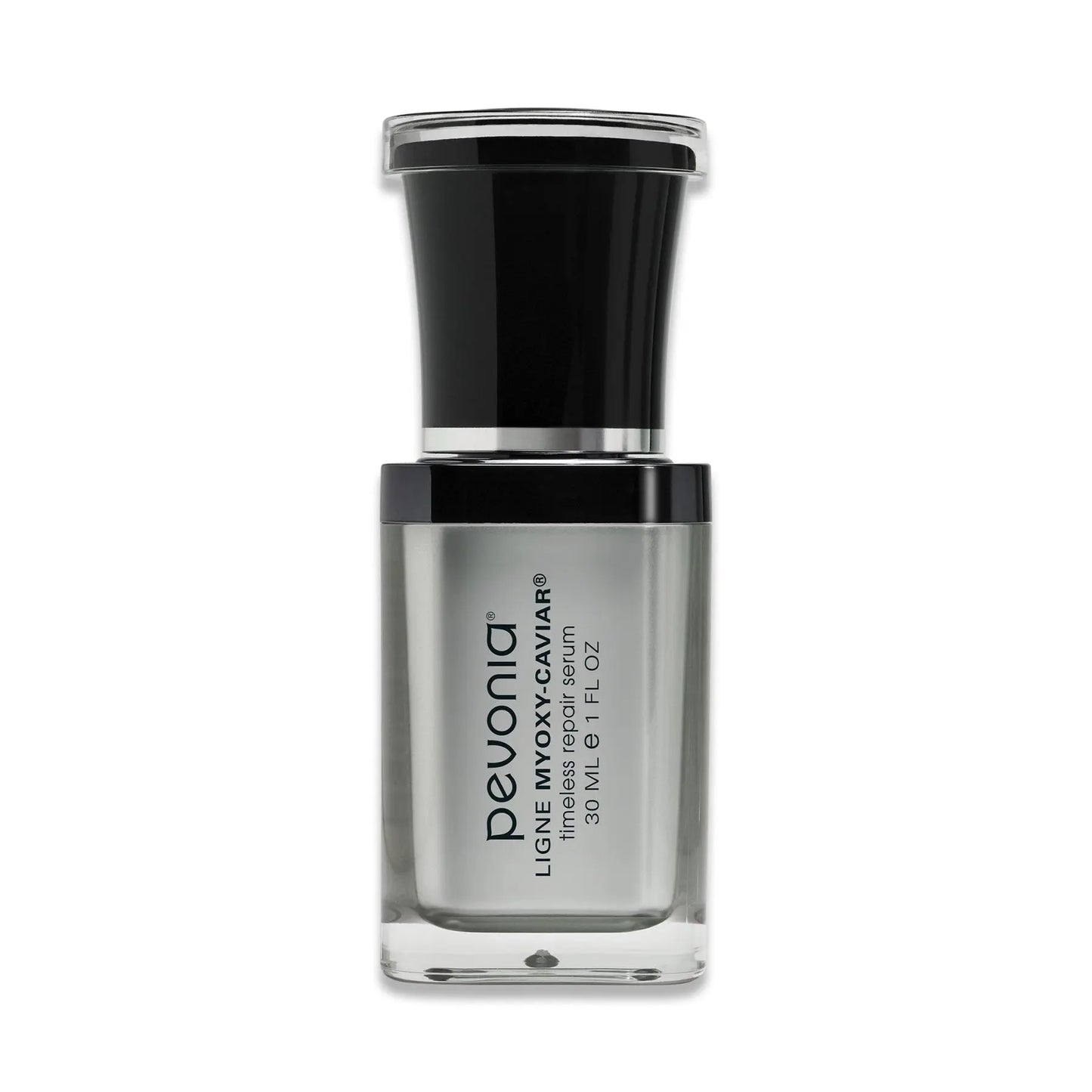 Pevonia serum bottle on a white background