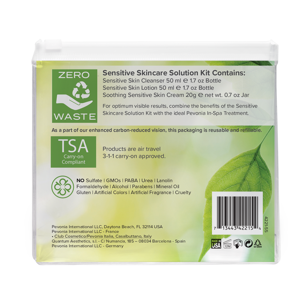 Pevonia Sensitive No More Trial Kit - Sensitive Skincare Solution