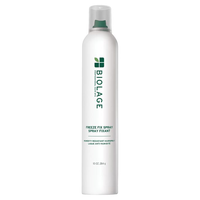 BIOLAGE Freeze Fix Spray bottle on a white background