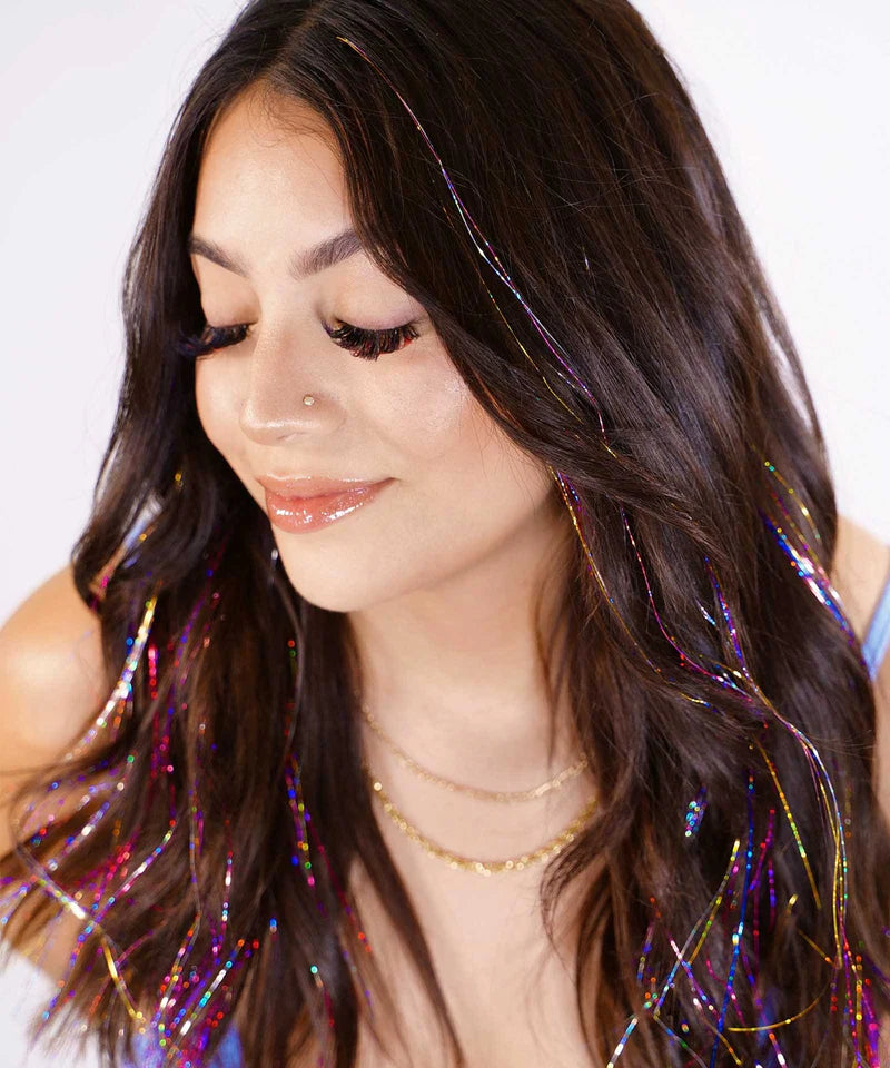 Fairy Tinsel Hair Extensions