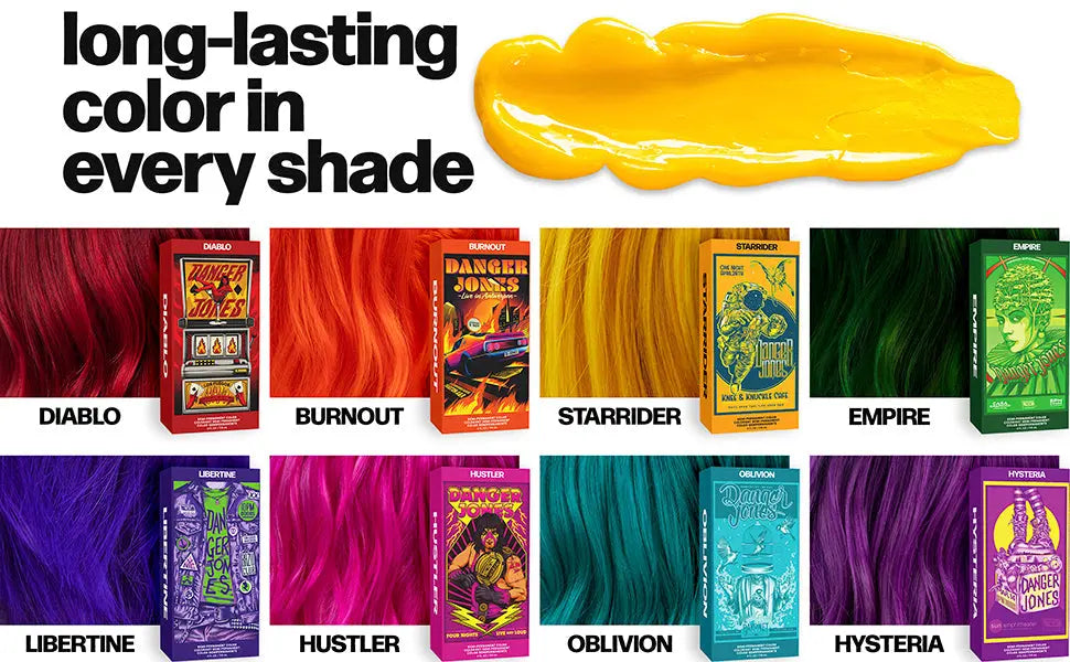 Danger Jones Hair Colors