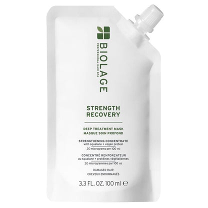 Biolage Strength Recovery deep treatment mask packaging on a white background