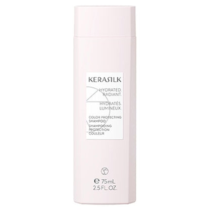 Kerasilk shampoo bottle on a white background
