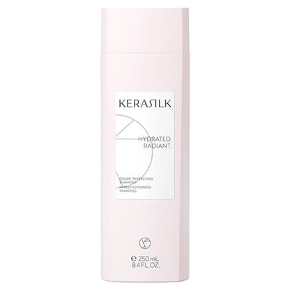 Kerasilk shampoo bottle on a white background