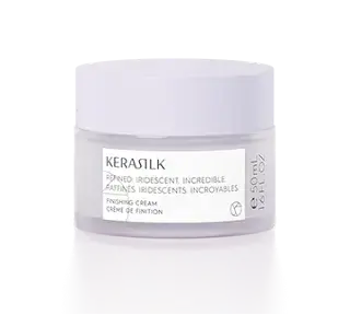 Kerastilk hair product jar on a white background