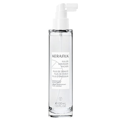 Kerastik hair serum bottle on a white background
