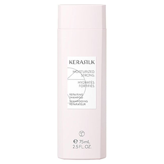 Kerasilk shampoo bottle on a white background