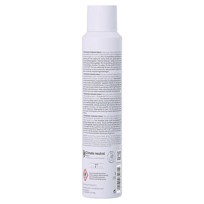 White spray bottle with text on a white background