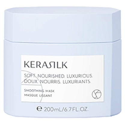 Kerasilk hair mask jar with label on a white background