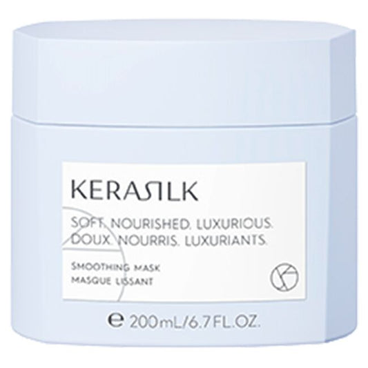 Kerasilk hair mask jar with label on a white background