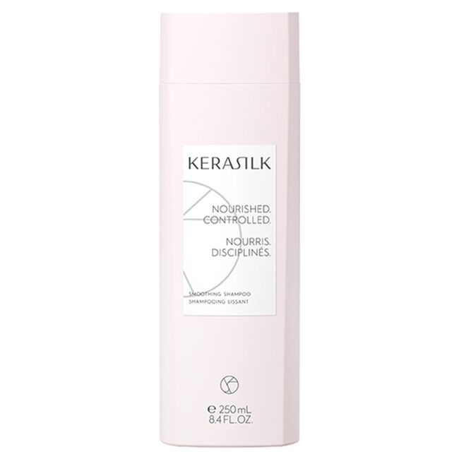 Kerasilk shampoo bottle on a white background