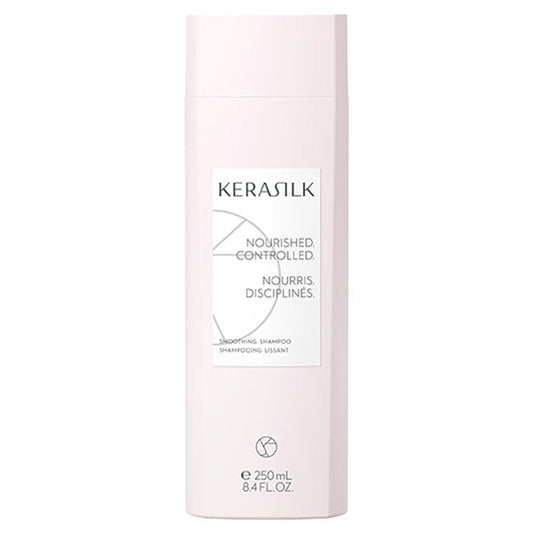 Kerasilk shampoo bottle on a white background