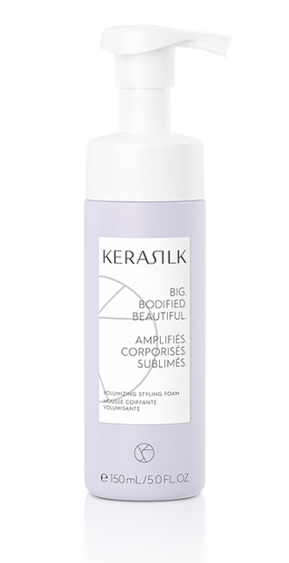 Kerasilk hair product bottle on a white background