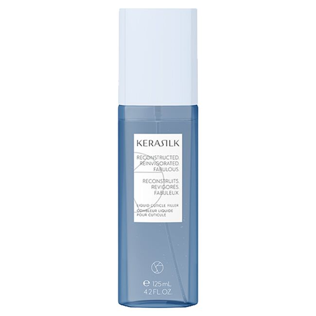 Kerastil hair care product bottle on a white background