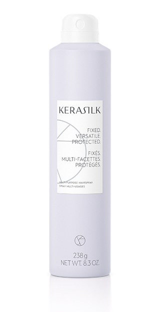 Kerasilk hair product bottle on a white background
