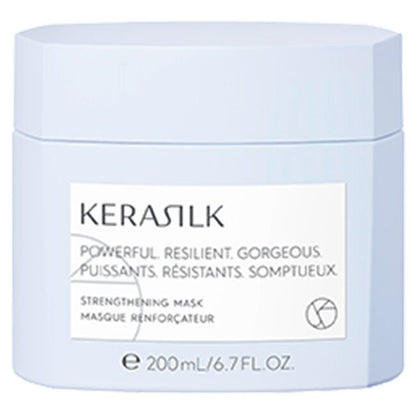 Kerasilk strengthening mask jar with label on a white background