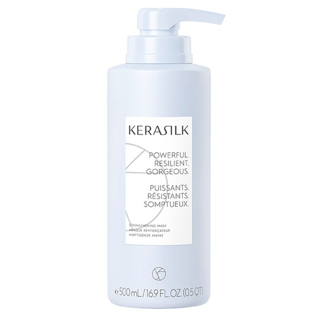 Kerasilk hair care product bottle on a white background