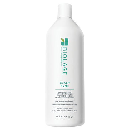 Biolage Scalp Sync shampoo bottle on a white background