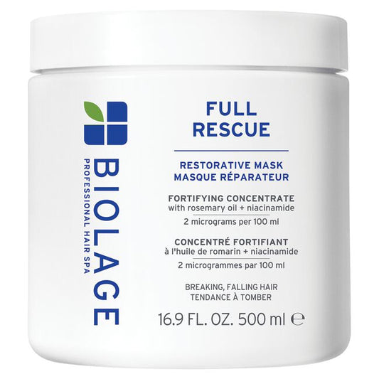 Biolage Full Rescue Restorative Mask jar on a white background