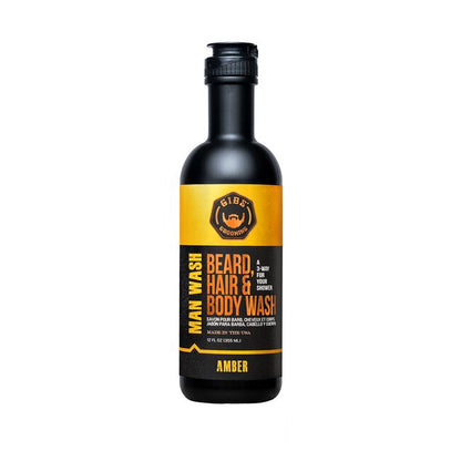 Gibs Grooming: Amber Man Wash Beard, Hair & Body Wash
