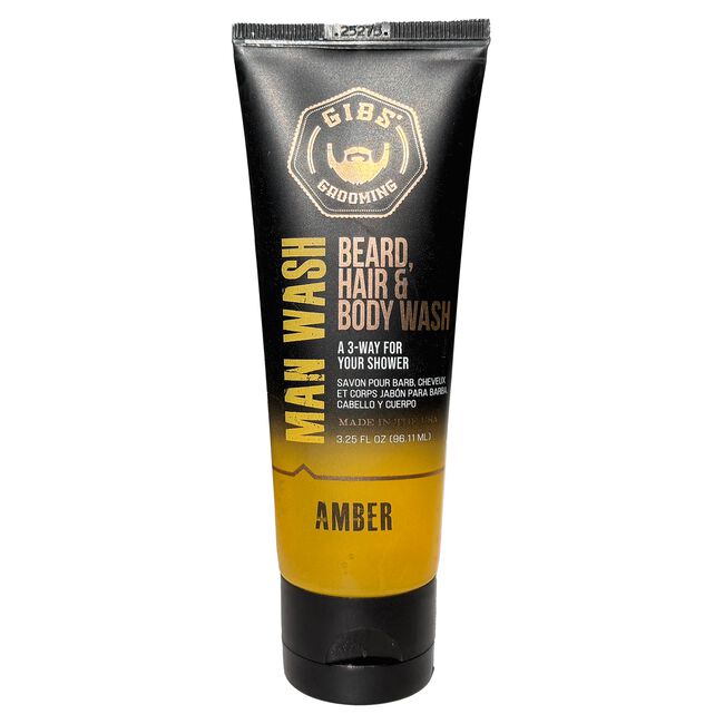 Gibs Grooming: Amber Man Wash Beard, Hair & Body Wash