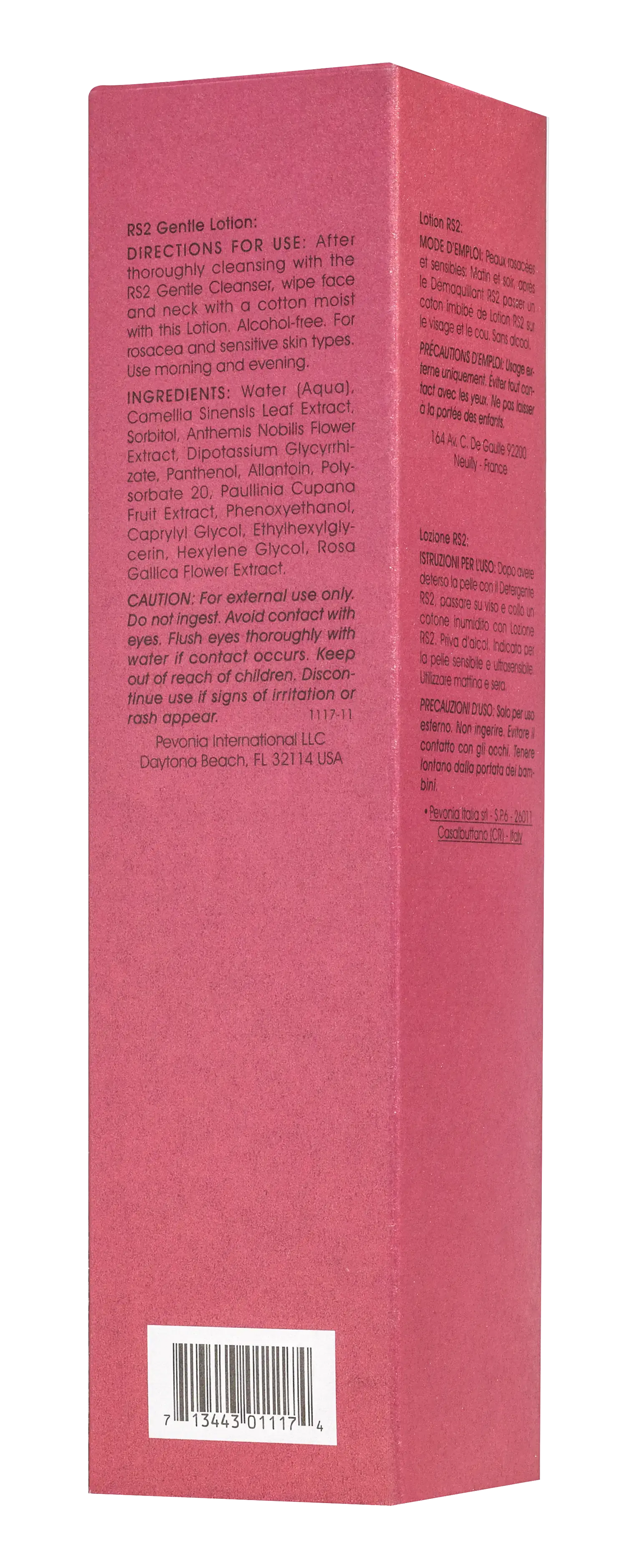Pevonia RS2 Gentle Lotion (Toner) Pevonia