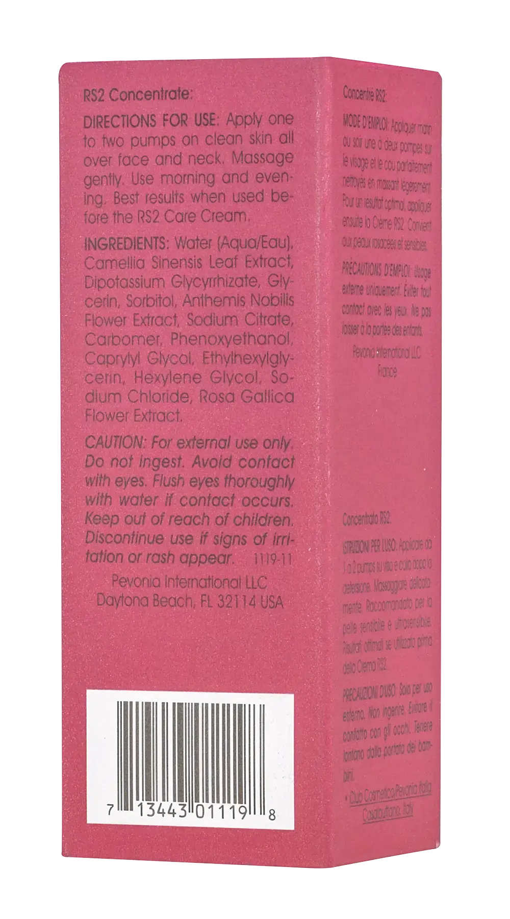 Pevonia RS2 Concentrate