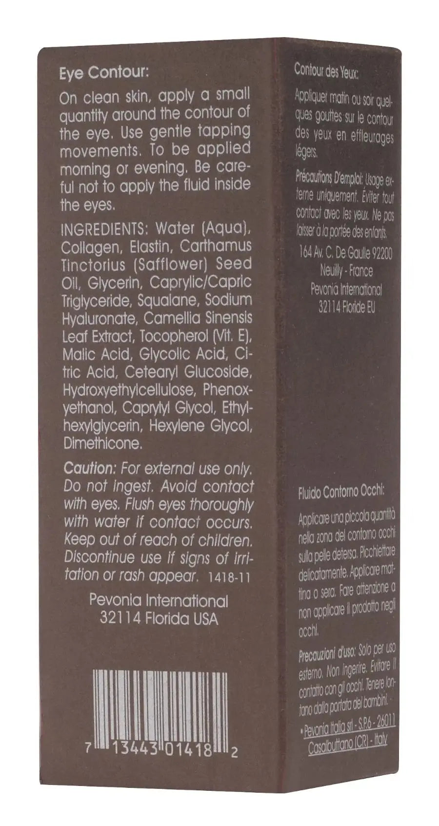 Pevonia Power Repair Intensifier - Eye Contour - Platinum Spalon