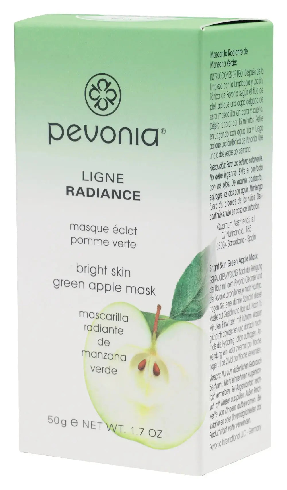 Pevonia Bright Skin Green Apple Mask Pevonia