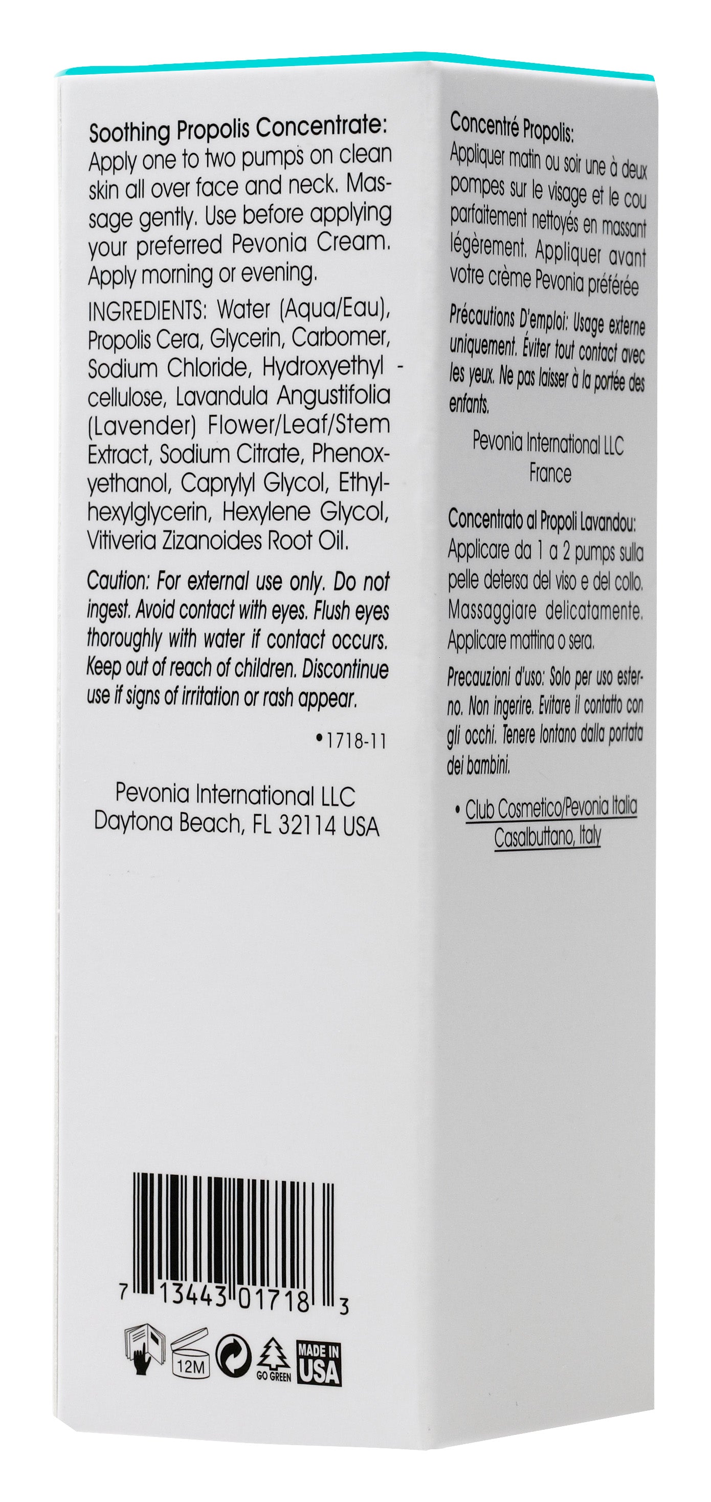Pevonia Soothing Propolis Concentrate