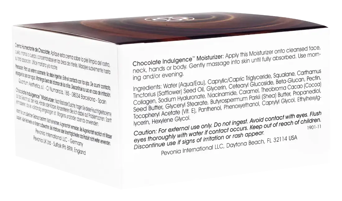 Product packaging with text on a white background