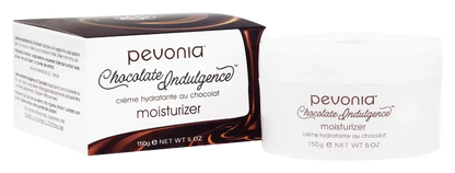 Pevonia Chocolate Indulgence moisturizer packaging on a white background