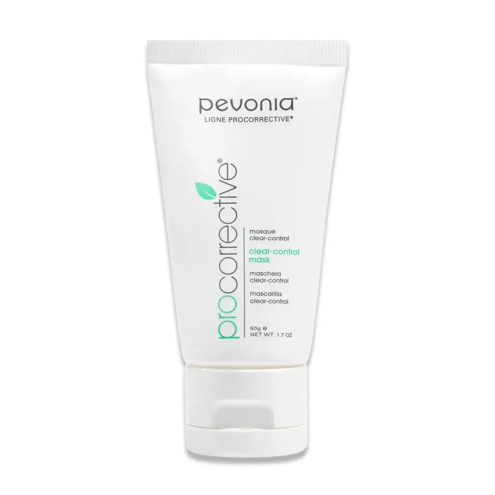 Pevonia Pro Corrective clear-control mask tube on a white background