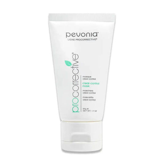 Pevonia Pro Corrective clear-control mask tube on a white background