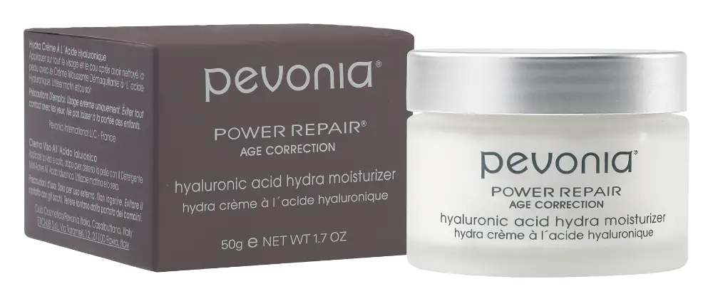 Pevonia Power Repair cream and packaging on a white background