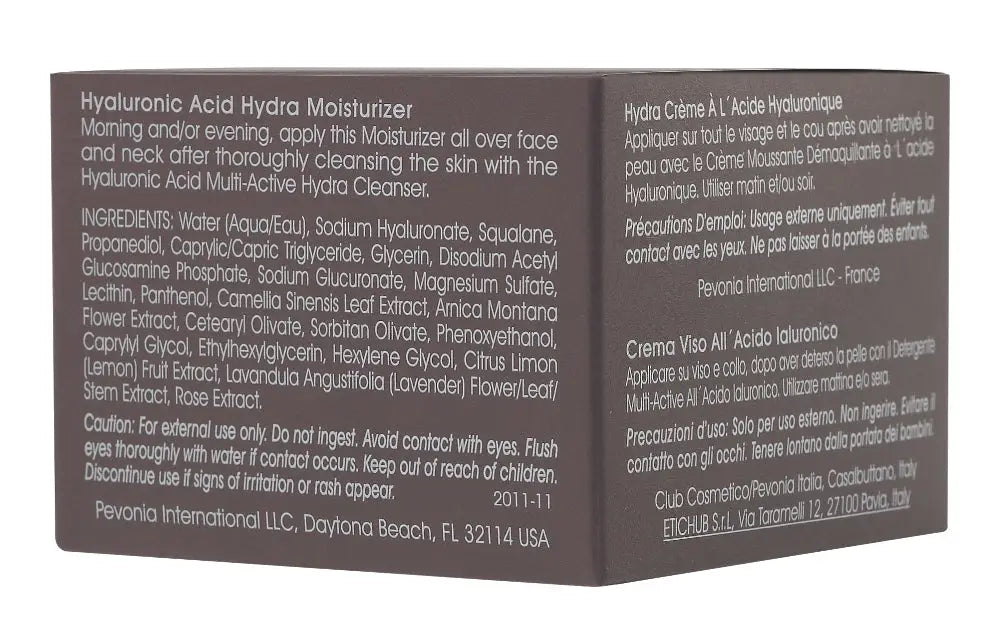 Product packaging with text on a white background