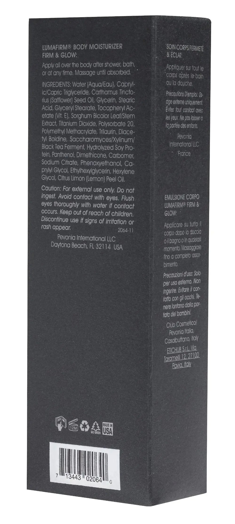Pevonia Lumafirm Body Moisturizer - Firm & Glow Pevonia