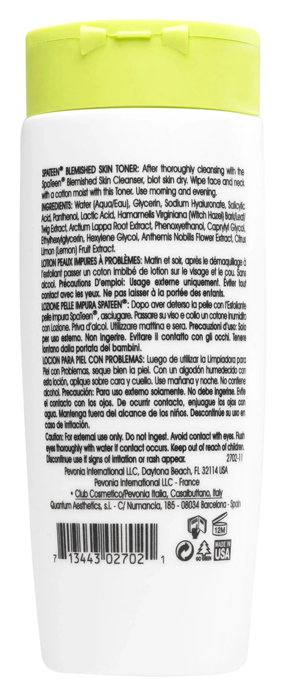 Back label of a skincare product with text and branding
