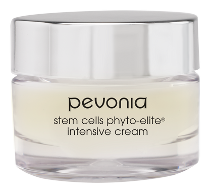 Pevonia stem cells phyto-elite intensive cream jar on a white background