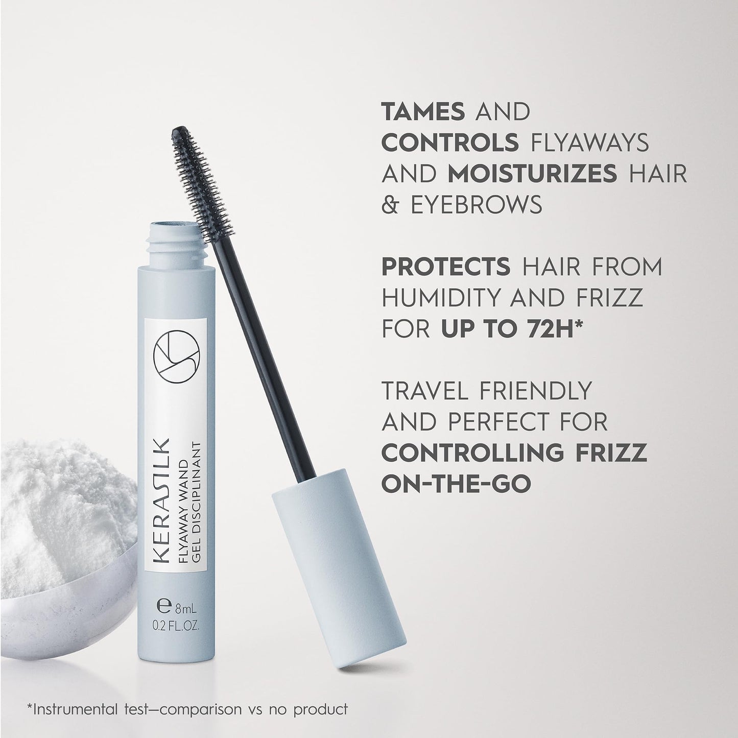 Kerasilk Flyaway Wand for On-the-Go Frizz Control