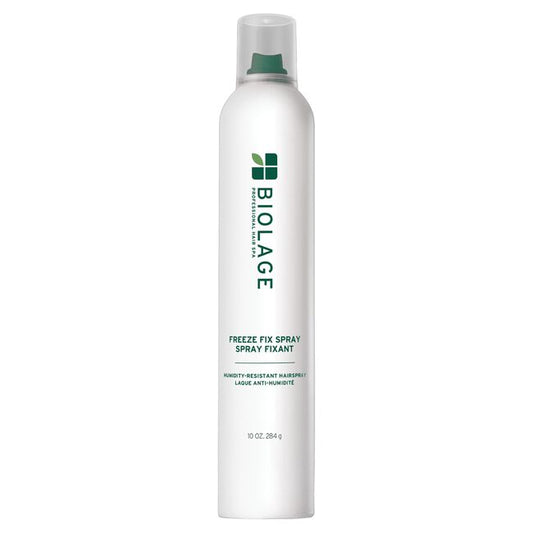 BIOLAGE Freeze Fix Spray bottle on a white background