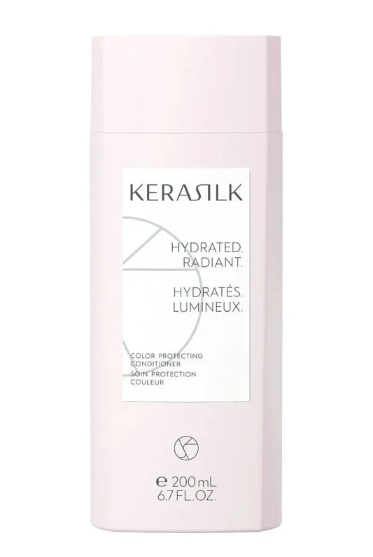 KERASILK Color Protecting Conditioner | Prevents Premature Color Fading | Detangles |Hydrates & Enhances Shine | For Color Treated & Lightened Hair | Ideal For All Hair Types & Textures | 200ml