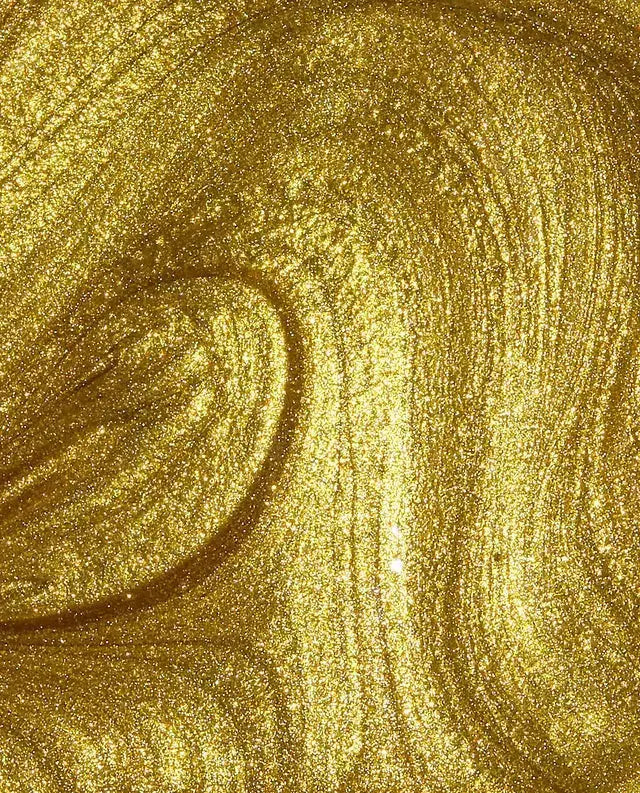 Close-up of gold glitter texture